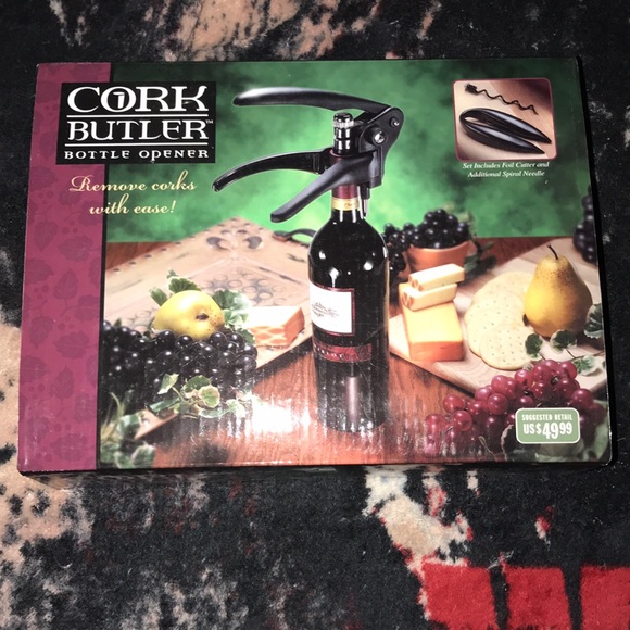 cork butler Kitchen Cork Butler Bottle Opener New In Box Poshmark